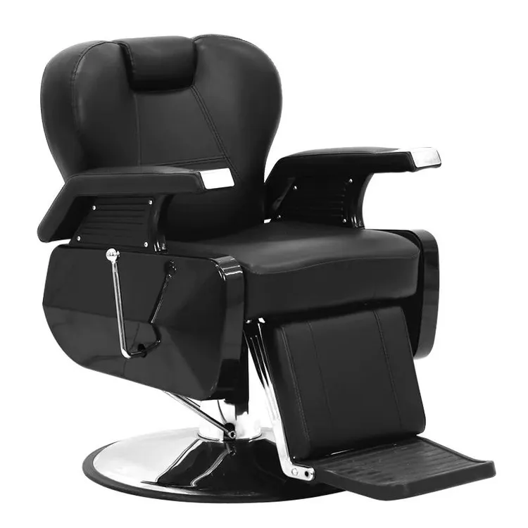 Chaise de coiffure dame et homme en cuir synthétique